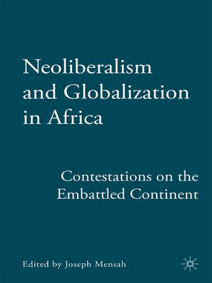 cover image of Neoliberalism and Globalization in Africa